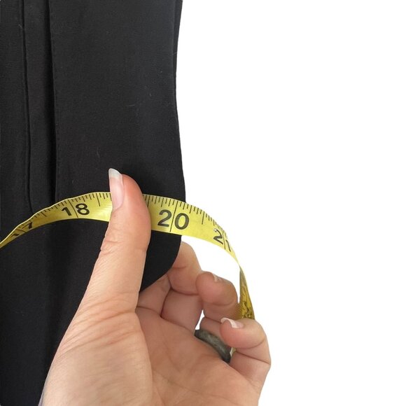 Chicos Black Mid Rise Pull On Straight Pants 1 Medium - Picture 12 of 12